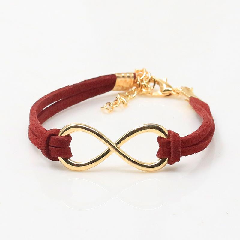 Fashion Letter Alloy Plating Women's Bracelets