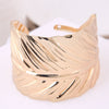 Fashion Bracelet Metal Simple Leaf Personality Open Bracelet