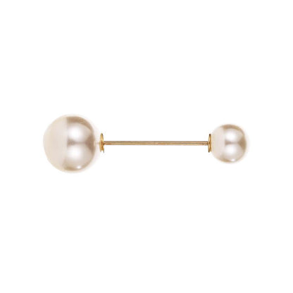 New Double-headed Pearl Word Pin Simple Anti-buffing Brooch Collar Brooch Fashion Wild Neckline Pin Shawl Buckle