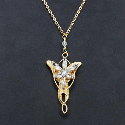 Lord Of The Rings Ring Elf Princess Ornament Twilight Necklace Twilight Star Ms. Necklace