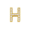 Fashion Letter Copper Gold Plated Zircon Necklace