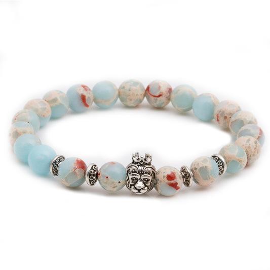 Fashion Owl Buddha Head Elbow Set Bracelet Lion Head Ghost Beaded Bracelet