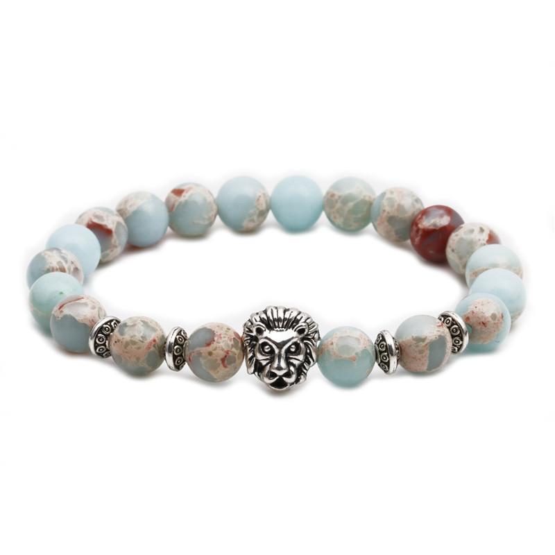 Fashion Owl Buddha Head Elbow Set Bracelet Lion Head Ghost Beaded Bracelet