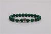 Malachite Owl Buddha Head Elbow Set Bracelet Lion Head Elephant Beaded Bracelet