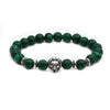 Malachite Owl Buddha Head Elbow Set Bracelet Lion Head Elephant Beaded Bracelet