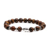 Tiger Eye Stone Owl Buddha Head Bend Set Bracelet Lion Head Elephant Beaded Bracelet