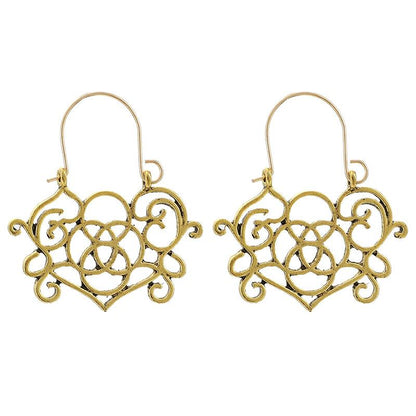 Retro Geometric Plating Alloy Earrings