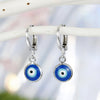 New Fashion Devil's Eye Turkish Blue Eye Drop Earrings Wholesale