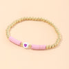 Bohemian Bracelet Gooddiy Wholesale Colored Soft Ceramic Bracelet Wild Love Bead Bracelet Friendship Rope