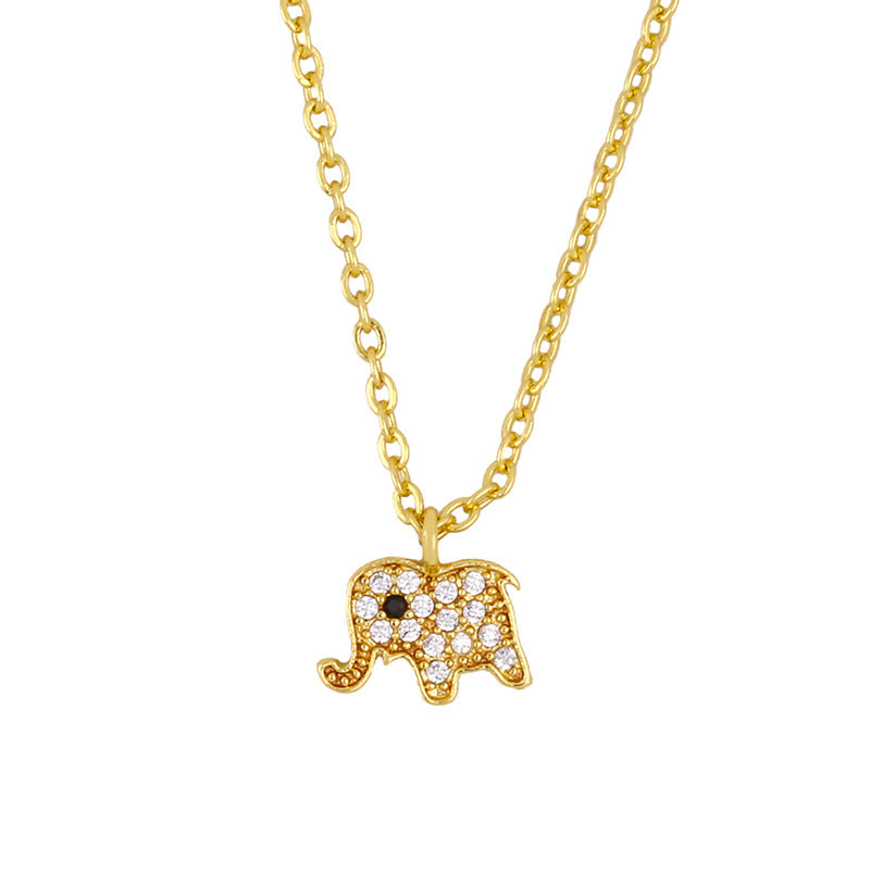 Fashion Cross 18k Gold Plated Necklace In Bulk