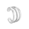 New Fashion Geometry Single Earless Ear Bone Clip Retro  Ear Clip Earrings   Gooddiy Wholesale