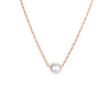 Explosion Accessories Simple Pearl Pendant Stainless Steel Gold-plated Necklace Clavicle Chain Distribution Wholesale Gooddiy