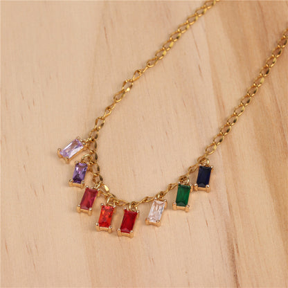 Fashion Geometric Stainless Steel Necklace