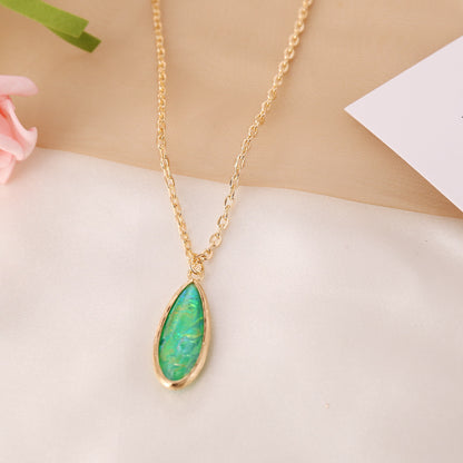 Fashion Semi-precious Stone Pendent Necklace Wholesale