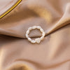 Korean Pearl Rings Women Love Shell Index Finger Ring Wild Design Sense Bracelet Ring Stack Rings