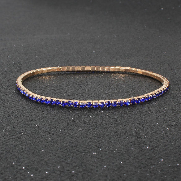 Fashion Geometric Rhinestone Iron Diamond No Inlaid Women'S Bracelets