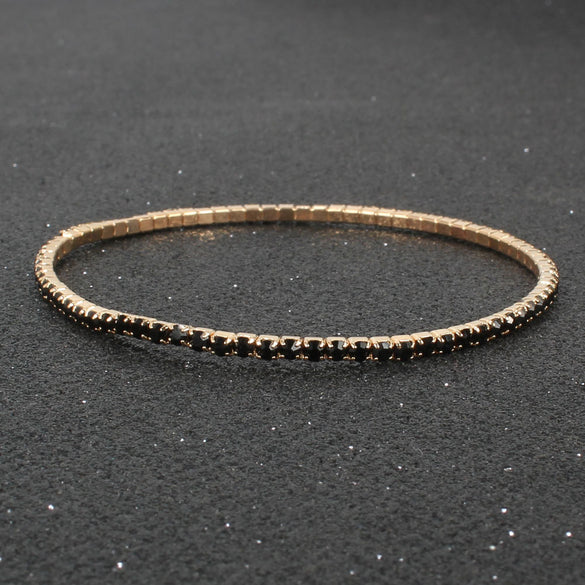 Fashion Geometric Rhinestone Iron Diamond No Inlaid Women'S Bracelets