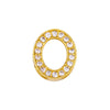 Fashion Letter Copper Gold Plated Zircon Necklace