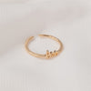 New  Fashion  Letter   Open Index Finger Single Ring  Personality Simple Twelve Constellation Ring