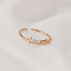 New  Fashion  Letter   Open Index Finger Single Ring  Personality Simple Twelve Constellation Ring