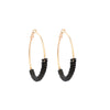 Ig Style Alloy Knitting Miyuki Beads Women's Hoop Earrings