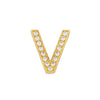 Fashion Letter Copper Gold Plated Zircon Necklace
