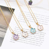 New Fashion Necklace Wild Color Cute Sun Flower Necklace Clavicle Chain Female Personality Flower Necklace Decoration Wholesale Gooddiy