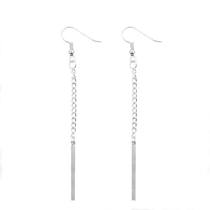 Fashion Water Droplets Plating Alloy No Inlaid Earrings