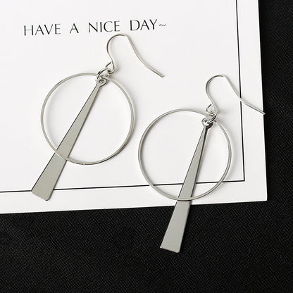 Fashion Geometric Plating Alloy No Inlaid Earrings