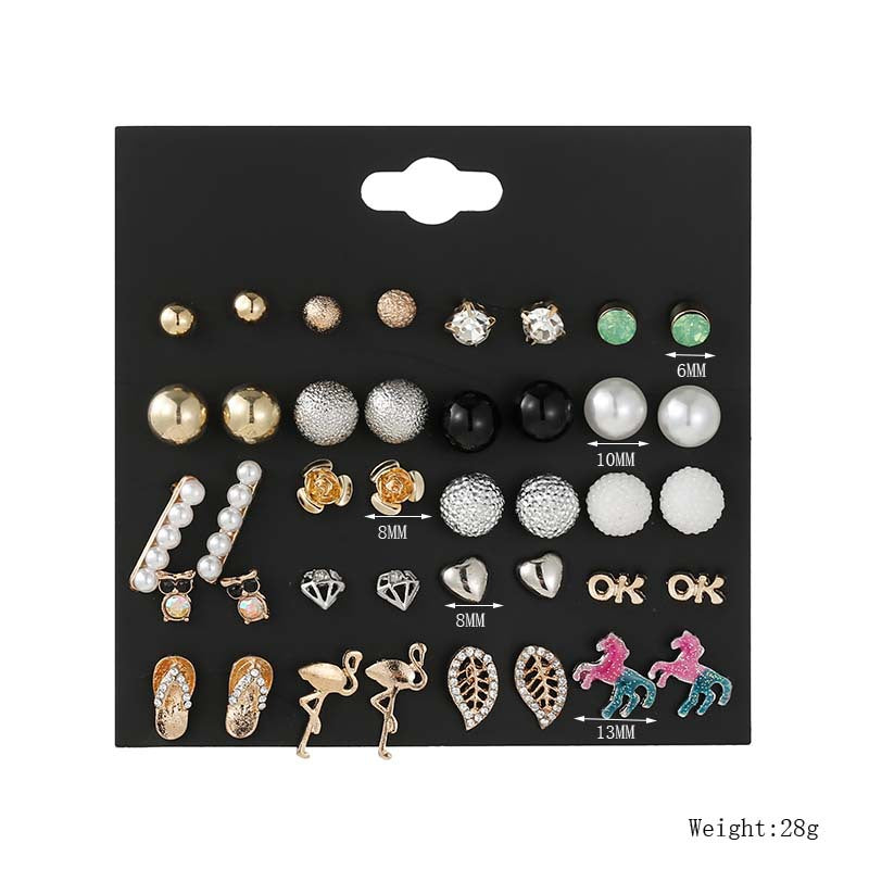 Retro Simple Wild Summer Animal Alloy Earring Set For Women Wholesale