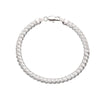 New Exquisite Embossed Chain Simple Metal Twist Chain Men's Bracelet