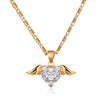 Fashion Heart Copper Diamond Women's Necklace