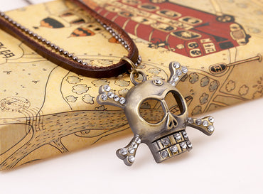 Occident And The United States Alloy Plating Necklace (skull Head)  Nhnpk0821-skull Head