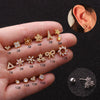 Flower Metal Ear Studs