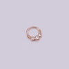 Hot Sale Zircon Nose Ring Micro-inlaid Round Nasal Septum Ear Bone  Wholesale