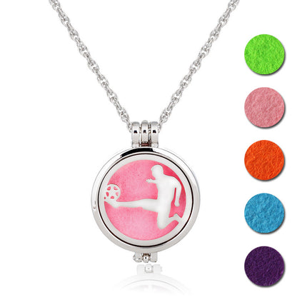 Hot Sale Aromatherapy Photo Box  Can Open Stainless Steel Necklace Wholesale