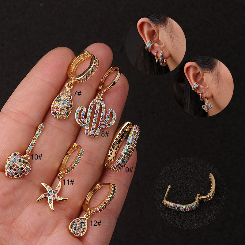 Hot Selling Creative Color Earrings Wholesale