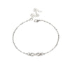 Fashion Hollow Bow Diamond Necklace Bracelet Anklet