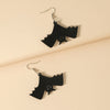 Bat Arylic Artificial Gemstones Earrings Ear Studs