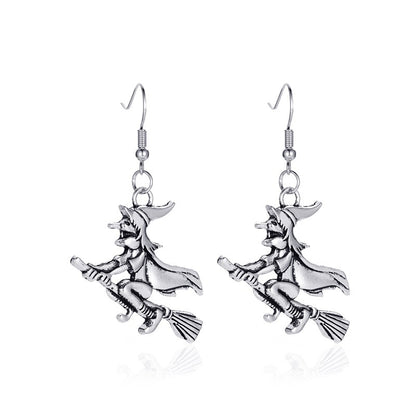 Retro Plating Alloy No Inlaid Earrings