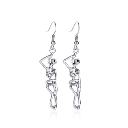 Retro Plating Alloy No Inlaid Earrings