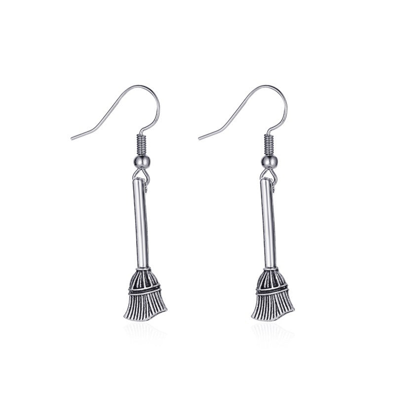 Retro Plating Alloy No Inlaid Earrings