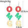 Geometric Plating Alloy No Inlaid Earrings Ear Studs