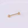 Fashion Geometric Stainless Steel Plating No Inlaid Tongue Nail