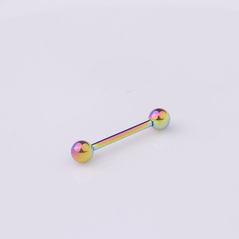 Fashion Geometric Stainless Steel Plating No Inlaid Tongue Nail