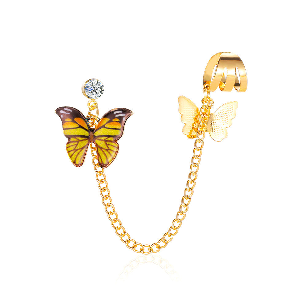 Single Color Butterfly Earrings