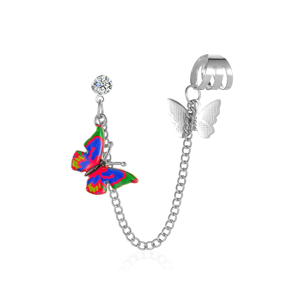 Single Color Butterfly Earrings