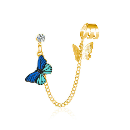 Single Color Butterfly Earrings