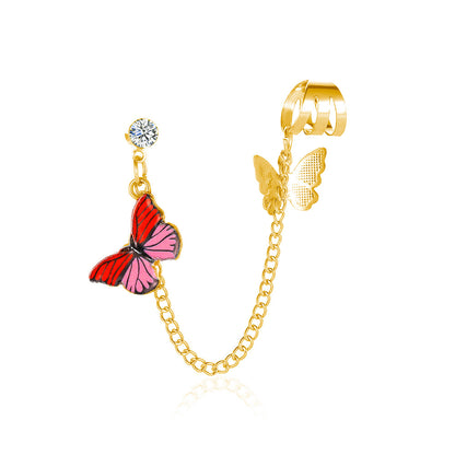 Single Color Butterfly Earrings