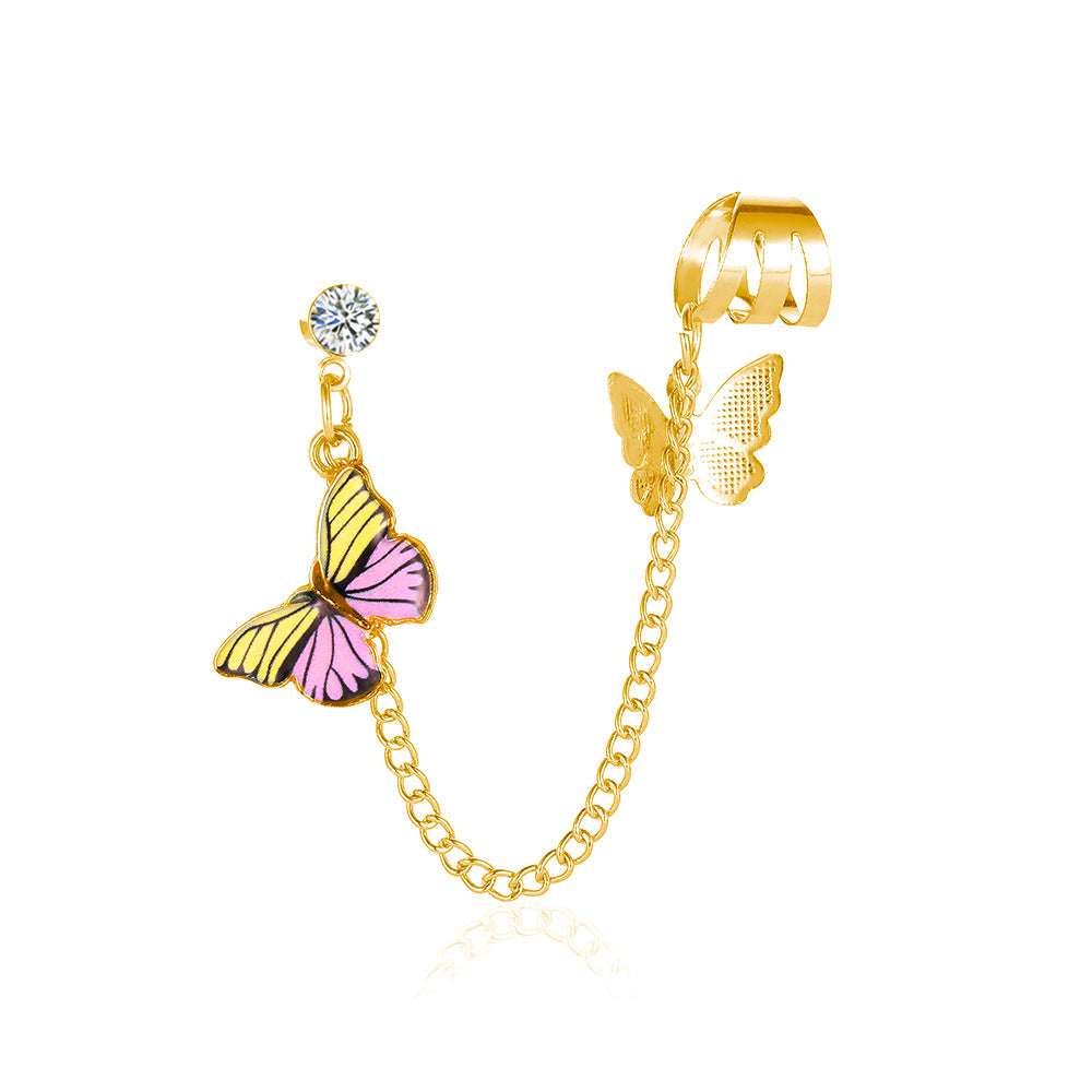 Single Color Butterfly Earrings